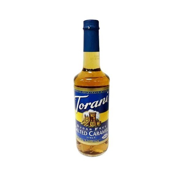 Torani Syrup, Sugar Free Salted Caramel, 25.4 oz (Pack of 12)