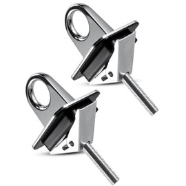 ULZOZN 2 Pack Universal Stake Pocket Anchor Point Fit for Pickup Trucks Replace 05649 5648, Chrome Plated