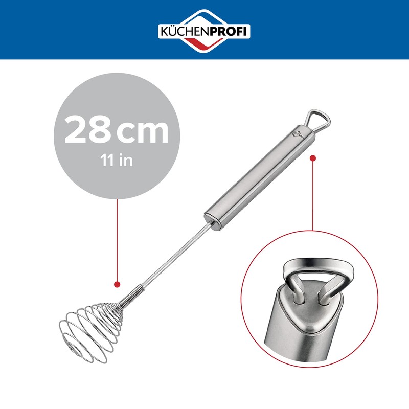 Kuechenprofi Parma Push Whisk, 11", Silver
