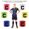Pack of 6 Captain's Armband Children's Football Captain's Bracelet Football