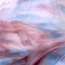 8"X12" Sky Blue, Purple, White Wispy Wissmach Stained Glass Sheet - (1 Sheet) by BiNARi Glass Studio