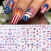 4th of July Nail Stickers Independence Day Nail Decals 6PCS