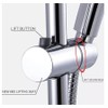 Housler® Shower Head Holder Bracket Shower Rail Slider (22mm)
