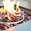 onlyfire 10 Pounds Fire Glass Beads for Propane Fire Pit