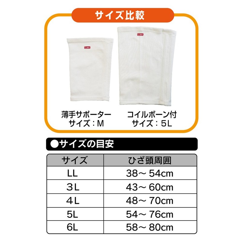 Elmo Medical Supporter with Thin Knee Bones, 13.5 gal (5