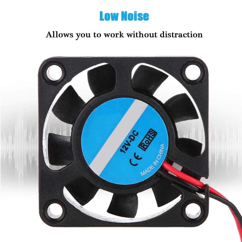 VBESTLIFE 12 V Fan for 3D Printer, High Speed Fan,