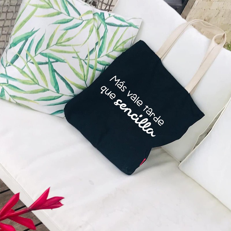 Bag, Black (Black), Beach bag