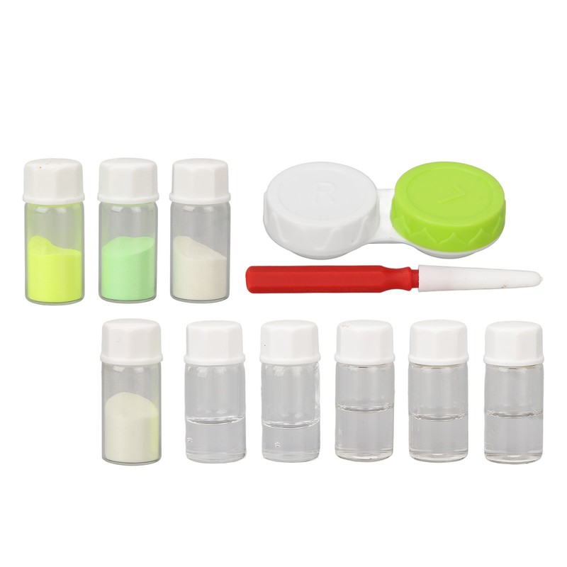 4 Colors Watch Fluorescent Powder Set Mixing Liquid Professional Watch
