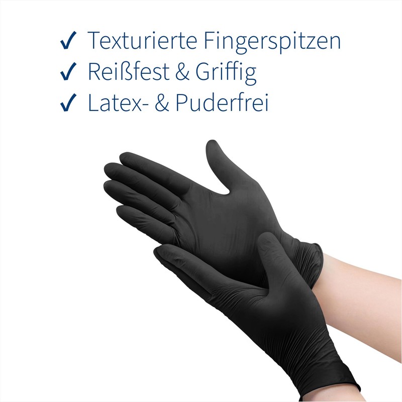 ABENA Nitrile Gloves XL, Pack of 100 - Disposable Gloves,