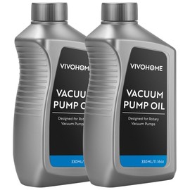 VIVOHOME 2 Pack Premium High Vacuum Pump Oil 330ml/11.16oz, High Viscosity and Low Moisture HVAC