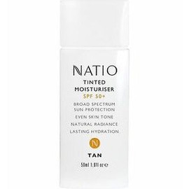 Natio Tinted Moisturiser SPF 50+ 50mL - Tan
