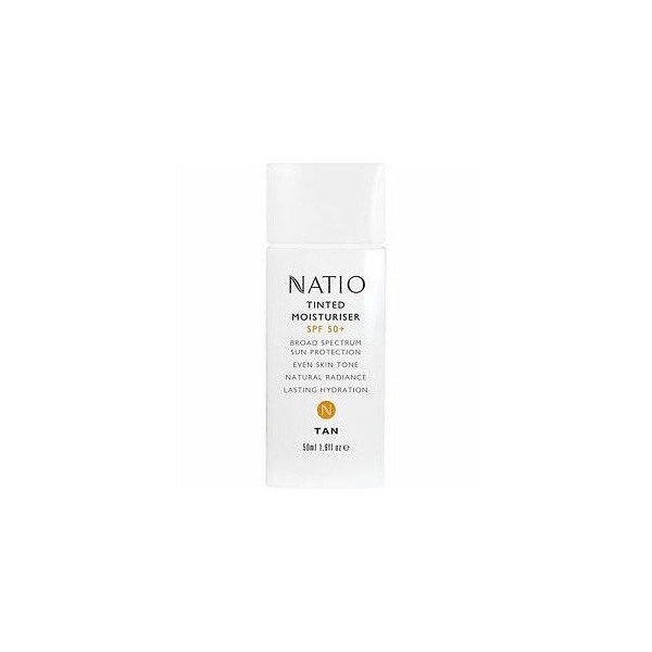 Natio Tinted Moisturiser SPF 50+ 50mL - Tan