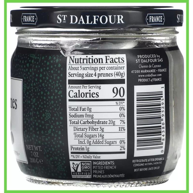 St. Dalfour 5 PACK - St Dalfour Giant French Prunes