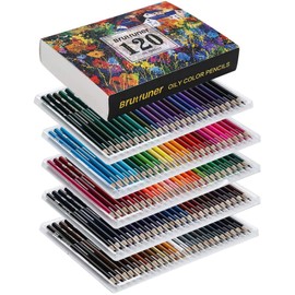 Akura Colored Pencils, 120 Colors, Oil-based, Children and Adults Coloring Pencils Set, Beginners, Professionals, Oil-based Colored Pencils, Soft Leads, Iropencil Supplies, Drawing Supplies Set,