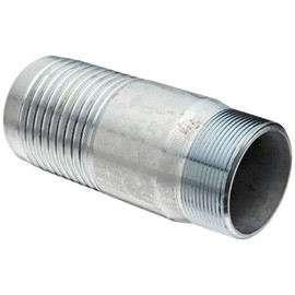 Dixon STC3025 Carbon Steel Hose Fitting, Jump Size King Combination Nipple, 2" NPT Male x 2-1/2" Hose ID Barbed
