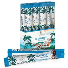 Hawaii Selection/Ice Coffee 10% Kona Blend/Spray Dried Instant Stick Type/ 10