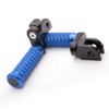 MC MOTOPARTS POLE Blue CNC 25mm Extension Riser Front Foot