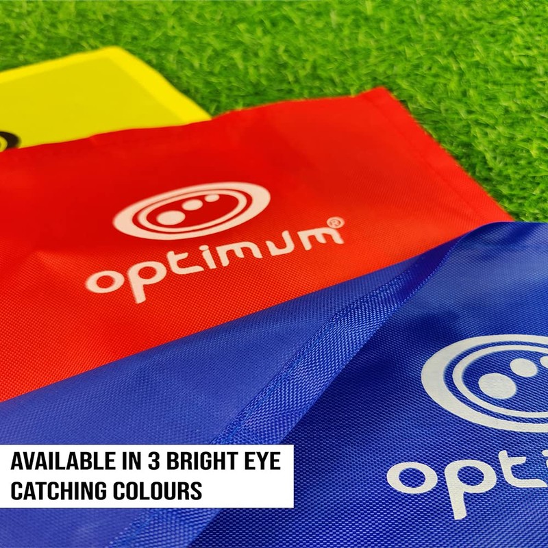 Optimum Training Corner Flag Pack Of 4 - Red