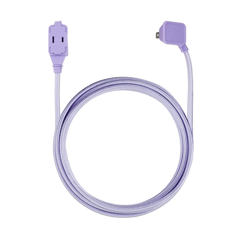 Globe Electric 22892 Designer Series 9-ft Fabric Extension Cord, 3