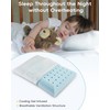 ATTABABY Toddler Pillow, Adjustable Memory Foam Small/Mini Pillow for Toddler