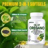 BPEYH Oil of Oregano Softgels Supplement, 6000 mg With Black