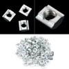 50pcs Carbon Steel Sliding T slot Nut for 20 Series