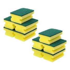 FELTECHELECTR 10pcs Dish Cleaning Sponges Scratch-Resistant Scrubber for Kitchen Utensils Tableware and Sinks Reusable and Multi-Functional Cleaning Pads