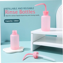 3piezas Lavado De Botellas Para Enjuague De Pestañas Contenedores Para Lavar Extensiones De Pestañas Botellas De Lavado Flexibles Para Limpieza De