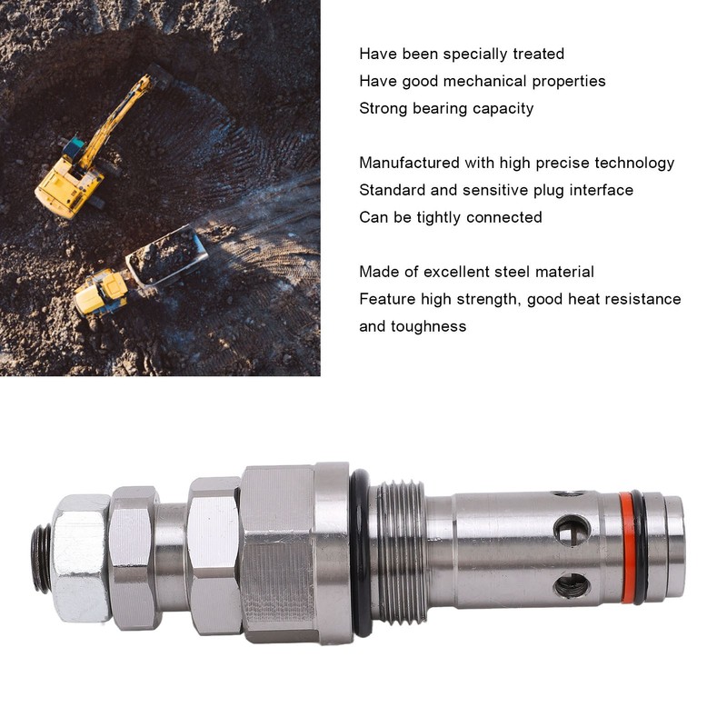 Relief Valve Standard Precise Sensitive Excavator Main Overflow Valve PC200