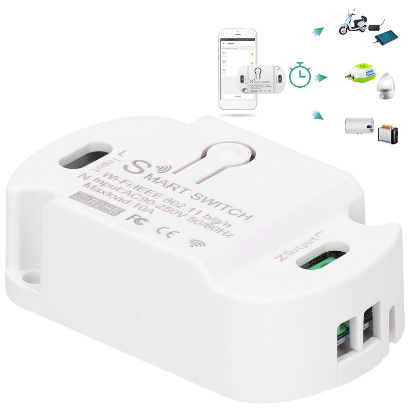 KR2201WB-4 Intelligent Wireless Light Switch Remote Control Automation Module 90-250V