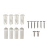 SEBLAFF 2 Pair Sunvisor Support Brackets Kit Bracket with Screws