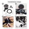 Omninmo Mechanical Speedometer for Bicycle, Bicycle Speedometer, Universal Bike Cycling