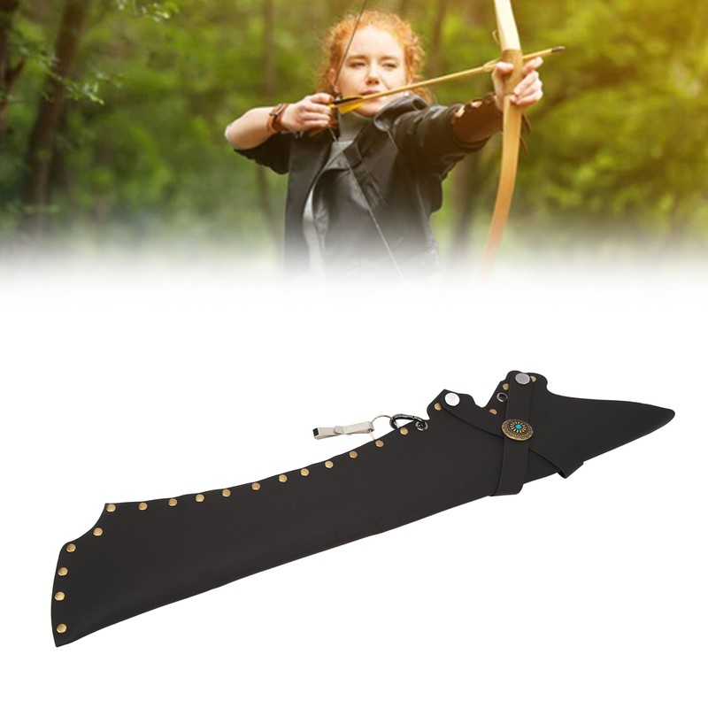 Archery Arrow Quiver Holding 20 Arrows Leather Archery Arrow Holder