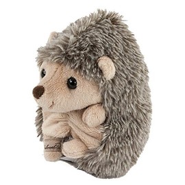 Bukowski Hubert Cuddly Toy Hedgehog, Sitting, 15 cm, Grey/Beige Pointed Plush Hedgehog, Cuddly Hedgehog