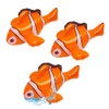 SAIIURV 3 Pcs Inflatable Clown Fish, Inflatable Pool Toy Fish,