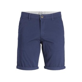 JACK & JONES Boys Jpstdavid Jjchino Shorts AKM Sn Jnr Chino Shorts, Blazer navy, 176