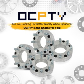 OCPTY 6x5.5 to 8x170 Wheel Adapters for 1500 for Avalanche for Avalanche 1500 for Blazer for C2500 2 inch 14x1.5 Studs 108mm Hub Bore Forged Hub Centric Wheel Adapters 6 lug 4PCS