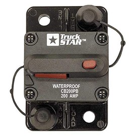 Buyers Products Automotive Circuit Breaker, CB, 200A, 12VDC