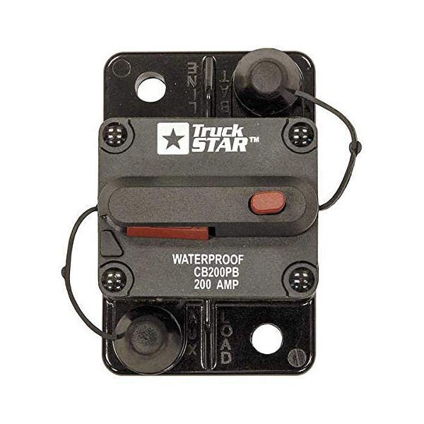 Buyers Products Automotive Circuit Breaker, CB, 200A, 12VDC