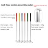 Golf Club Detachable Three-Section Combination Putter Golf Aluminum Alloy Left