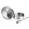 Arswin Sugar Container with Lid and Spoon,Spice Jars,Stainless Steel 12