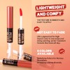 Labial Tipo Tinta Peel-Off Mate Doble Cabezal con Brillo, 07