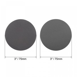 uxcell 3 Inch Wet Dry Sanding Discs 600 Grit,800 Grit Hook and Loop Sandpaper Electrostatic Sand Planting Silicon Carbide 50pcs