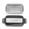 Bento Lunch Box 316 Stainless Steel 700ml Capacity Leakproof Microwave
