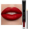MAKI YIKA- Lápiz labial rojo para mujer, color duradero, sin