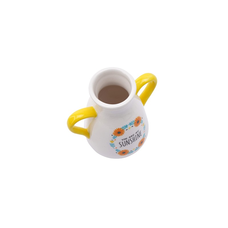CGB Giftware | Ceramic Twin Handled Floral Bud Vase |