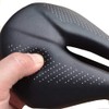 QIKU Super Lightweight Carbon Fibre Saddle 3K Cushion Black (240-143)