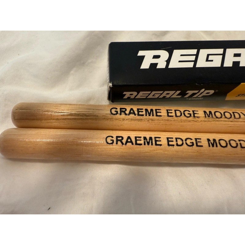 REGAL TIP Drum Sticks 5a Wood Tip, GRAEME EDGE MOODY