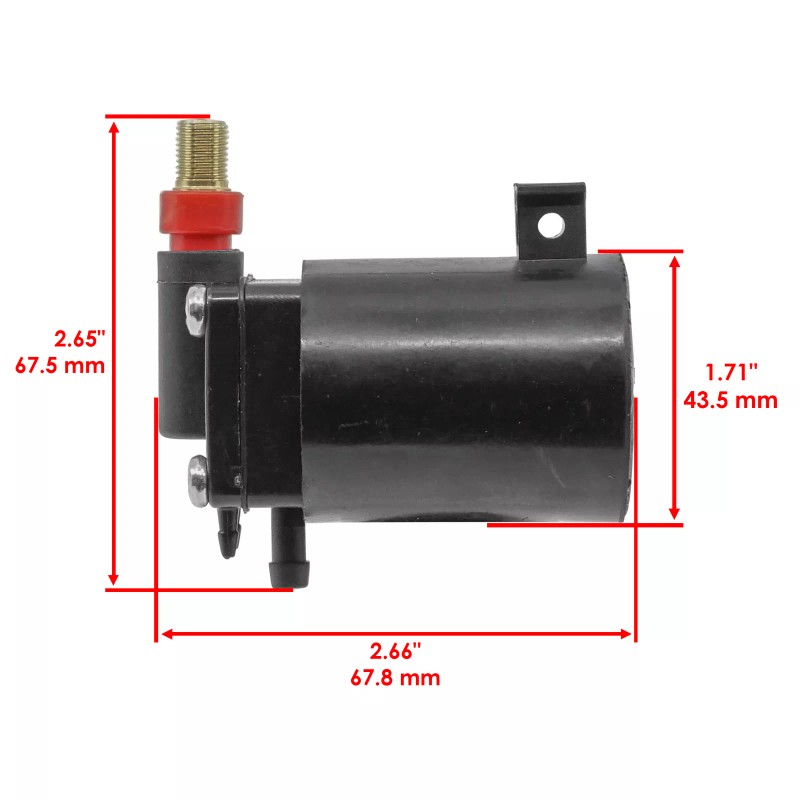 Caltric Fuel Primer Choke Solenoid for OMC Johnson Evinrude 60Hp