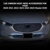 LUWU Front Grill Mesh Compatible With 2023 2024 2025 Mazda